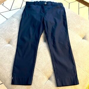 Simon Chang Navy Blue stretch pants